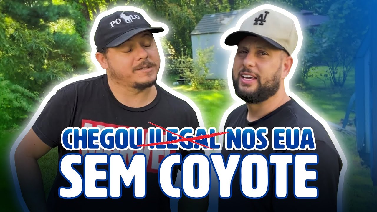 ELE VEIO SOZINHO PARA OS ESTADOS UNIDOS SEM COYOTE PELO CAI CAI