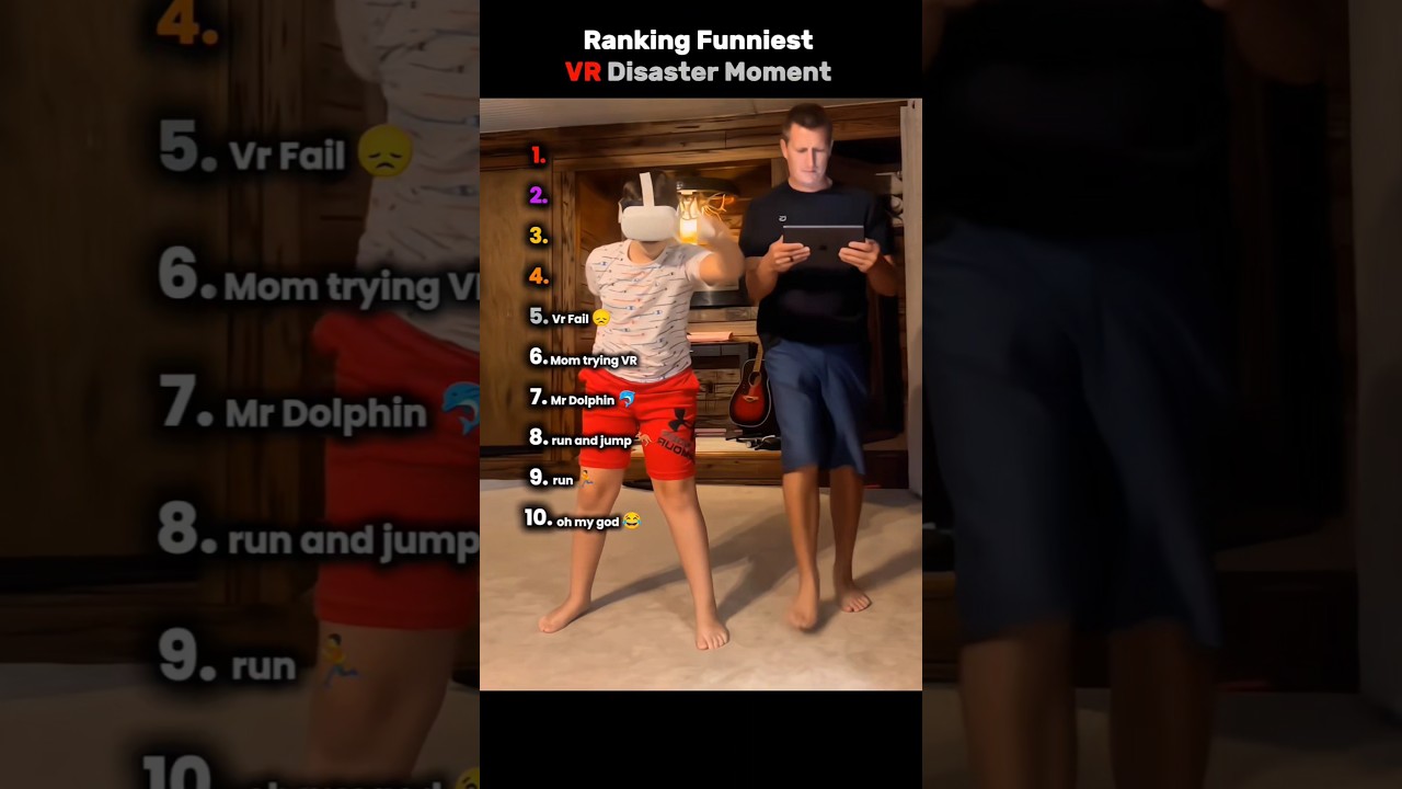 Ranking Funniest VR Disaster Moment