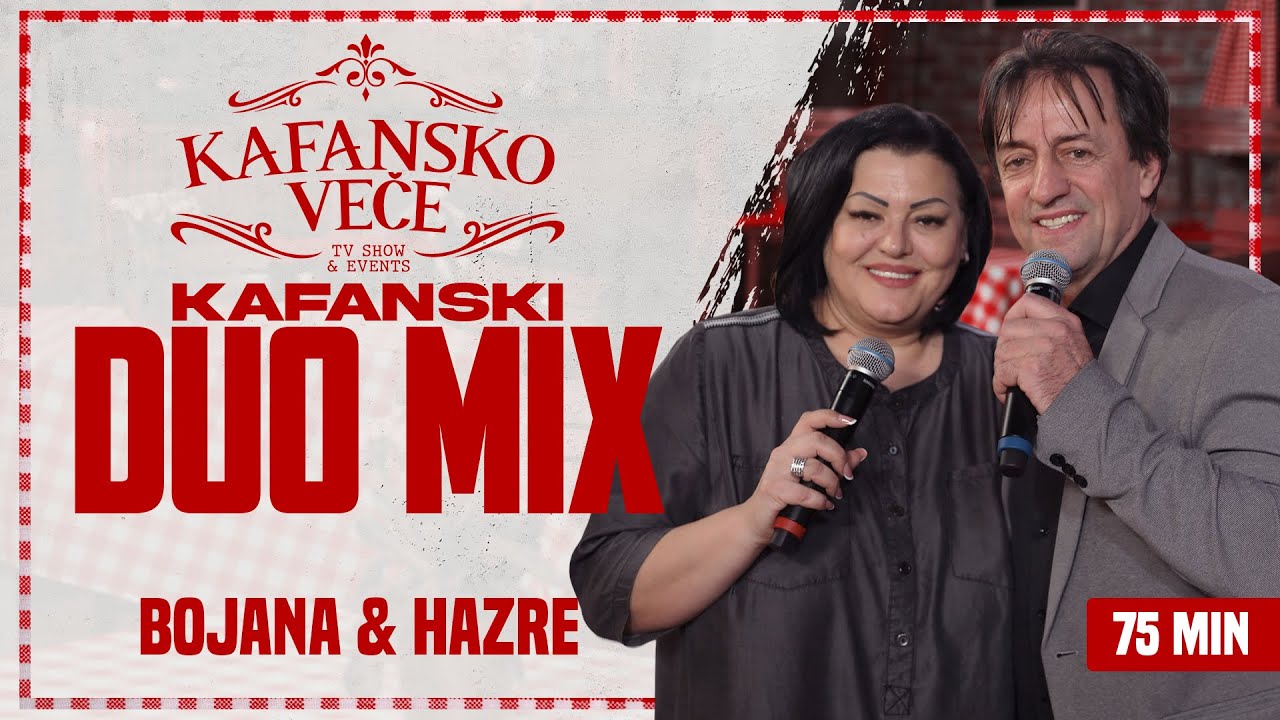 BOJANA BARJAKTAREVIC & HAZRE - KAFANSKI DUO MIX 75MIN | UZIVO | ORK VOJKANA JOVICA KOBRE | 2025 | KV