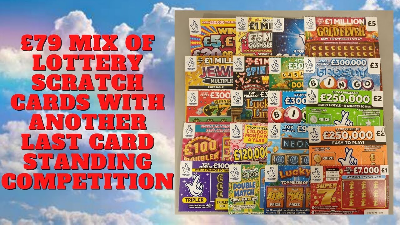 Scratch Card Live Stream With Last Card Standing Results, Plus Another Competition To Enter.