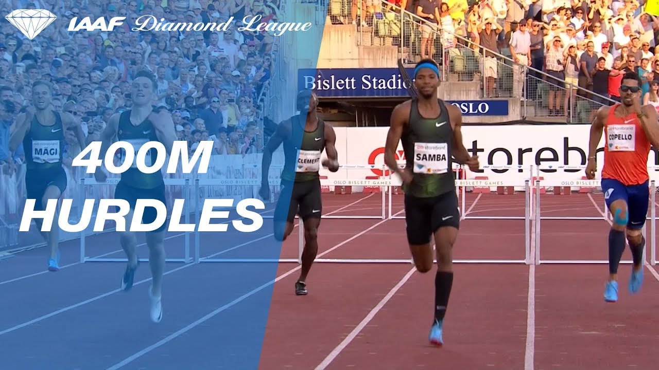 Abderrahman Samba Wins Men's 400m Hurdles - IAAF Diamond League Oslo 2018