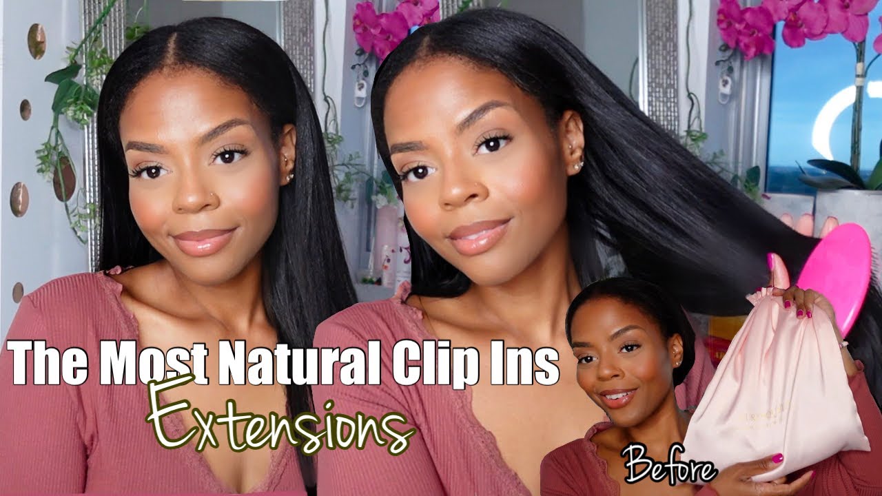 THE MOST NATURAL CLIP INS EXTENSIONS EVER!!!!