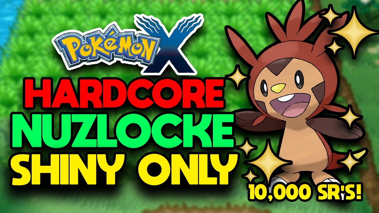 Pokemon X Hardcore Nuzlocke - SHINY Pokemon ONLY! (No Overleveling, No Items)