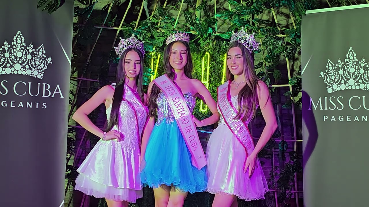 Miss Teen Cuba Universe 2025 Imposicion de bandas