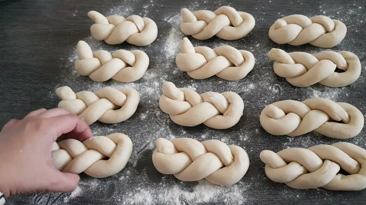 Laugen - Käse Zöpfe / Pretzel Cheese Rolls