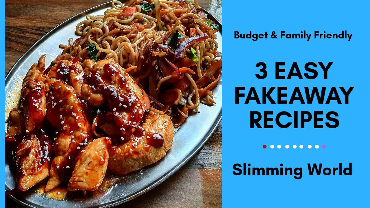 3 Easy Family Fakeaway Meals | Slimming World