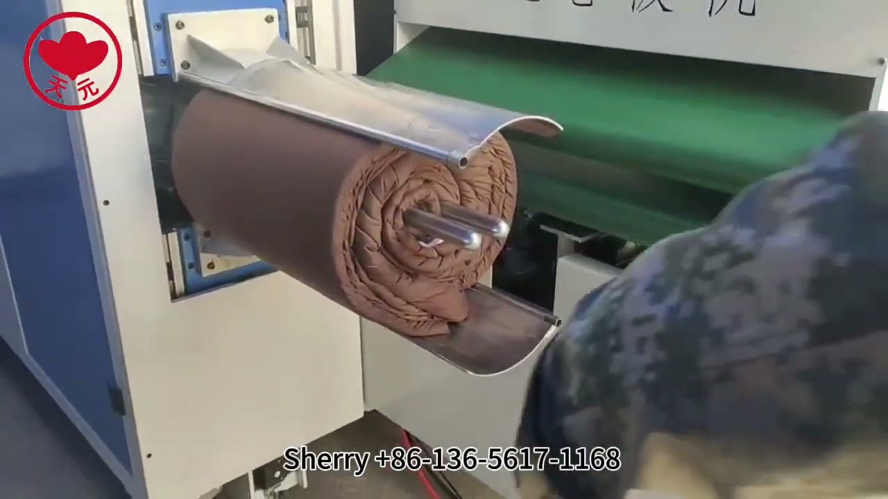 Duvet roll packaging machine / Packaging machines for Amazon home textile products