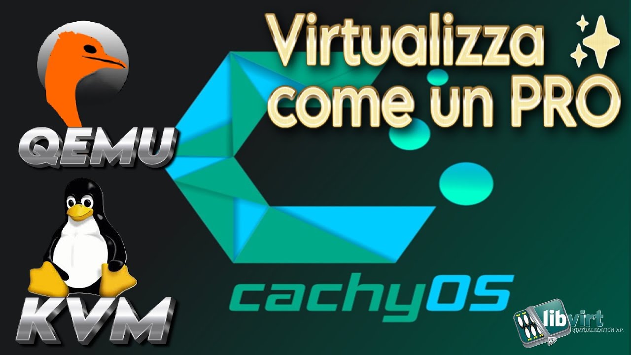 Virtualizza su CachyOS!✨come un PRO 🤖: KVM 🚀 QEMU 💻 Virt-Manager 🔥 !!!