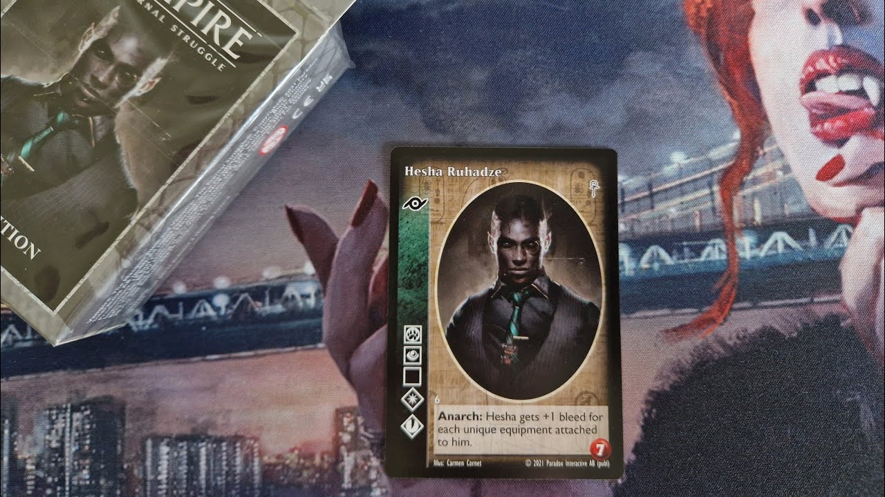 Unboxing The Ministry preconstructed starter deck | Vampire: the Eternal Struggle | vtes | Setites