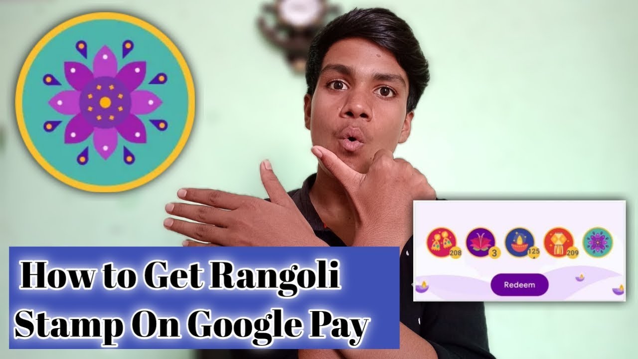 How to Get Rangoli Stamp On Google Pay | Google Pay Rangoli Stamp | Google Pay Diwali Offers
