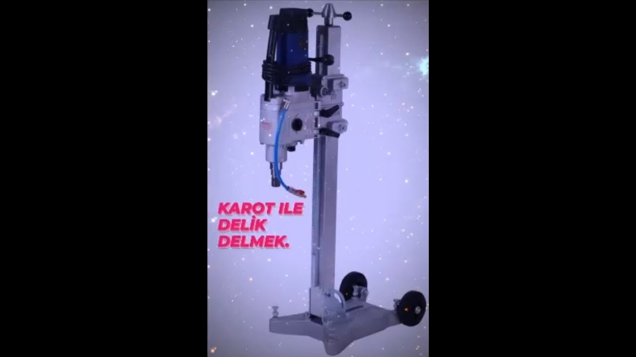 Karot ile delik nasıl delinir? Beton delme nasıl olur?