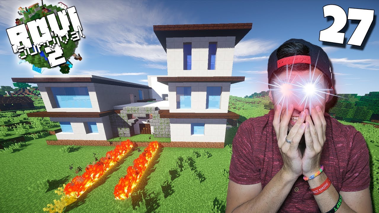 &iexcl;&iexcl; TERMINAMOS LA CASA MODERNA !! | Rovi Survival Minecraft 2 | Episodio 27