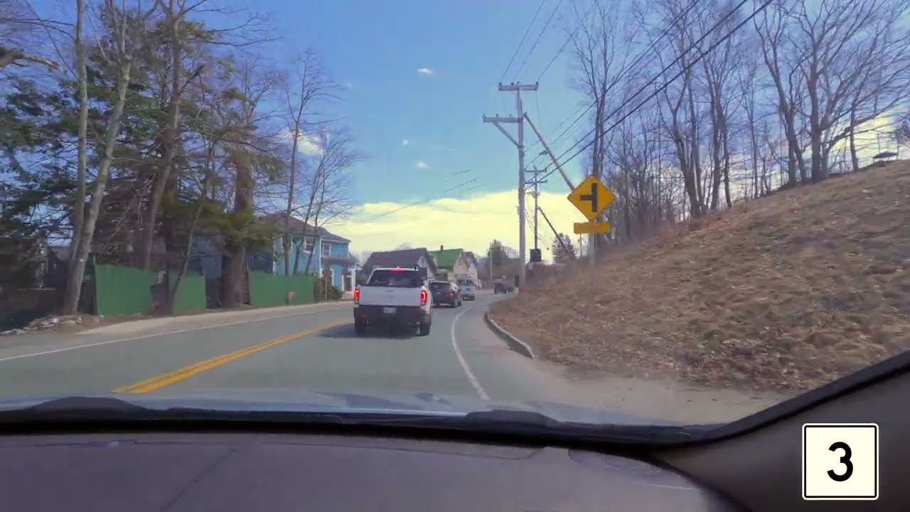 [4K] Trenton to Mount Desert Island, Maine: Driving to Acadia - ASMR Soundscapes
