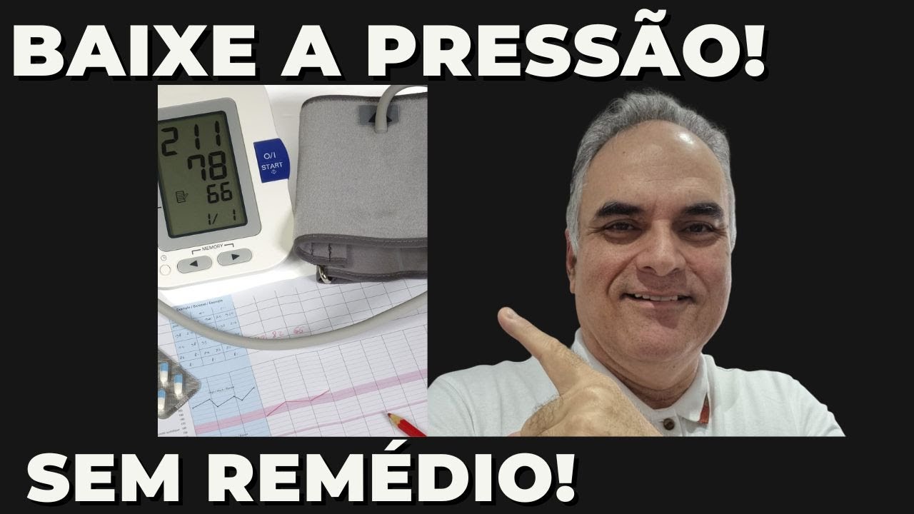Você pode baixar a pressão sem remédios! Veja este vídeo!