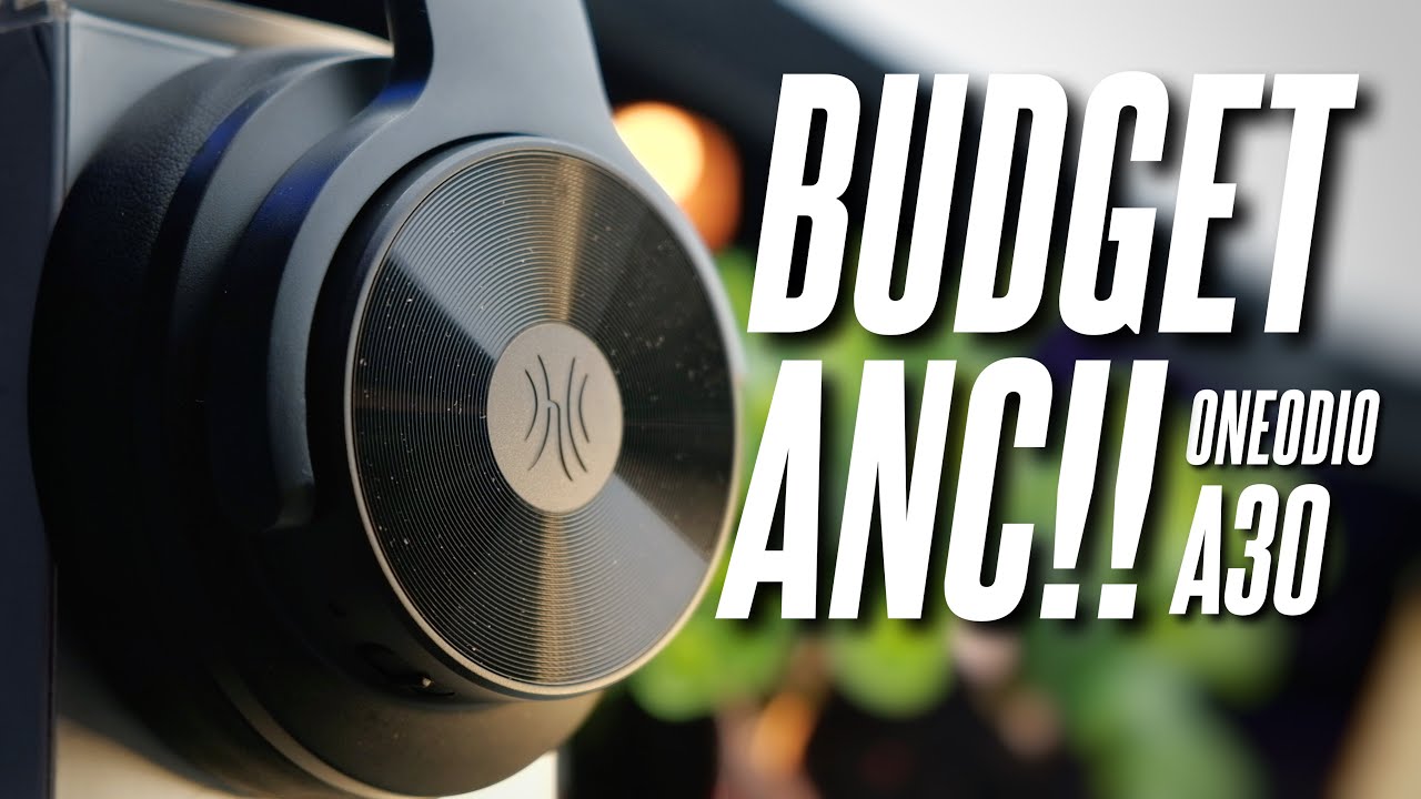 Budget ANC Headphones That Works Decently Well! OneOdio A30!