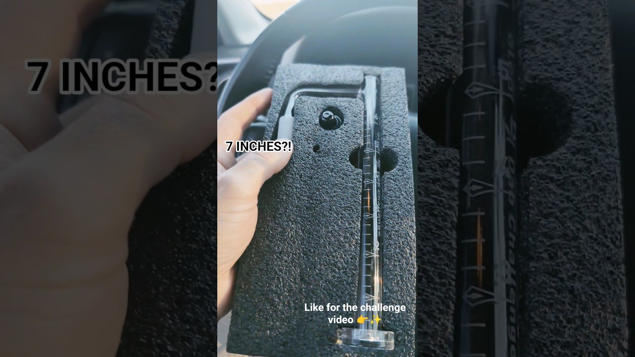 The 7-Inch Challenge is ON 🔥#shorts #quartzbanger #dabstagram 💀