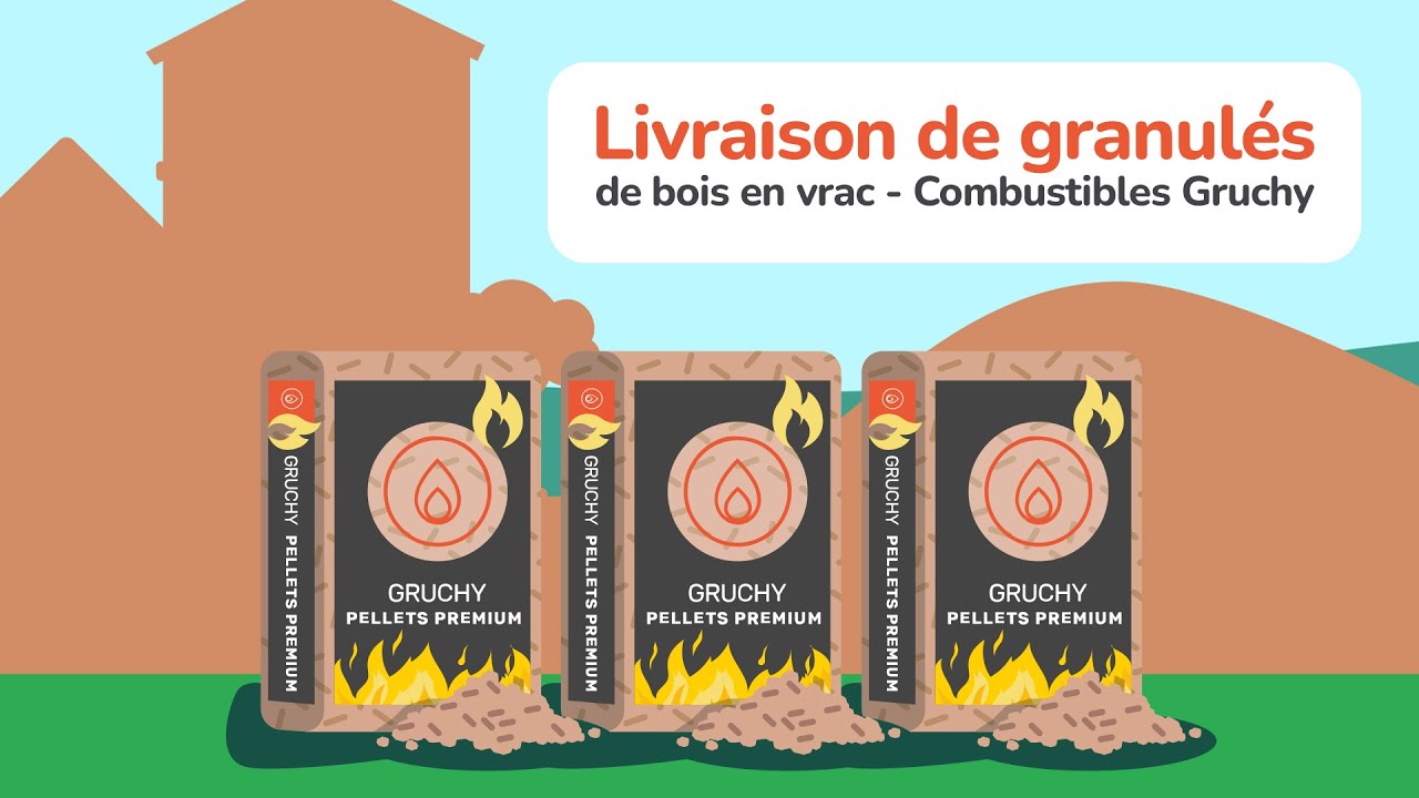 ⚡ Granulés de Bois en Vrac | Livraison Express Combustibles Gruchy