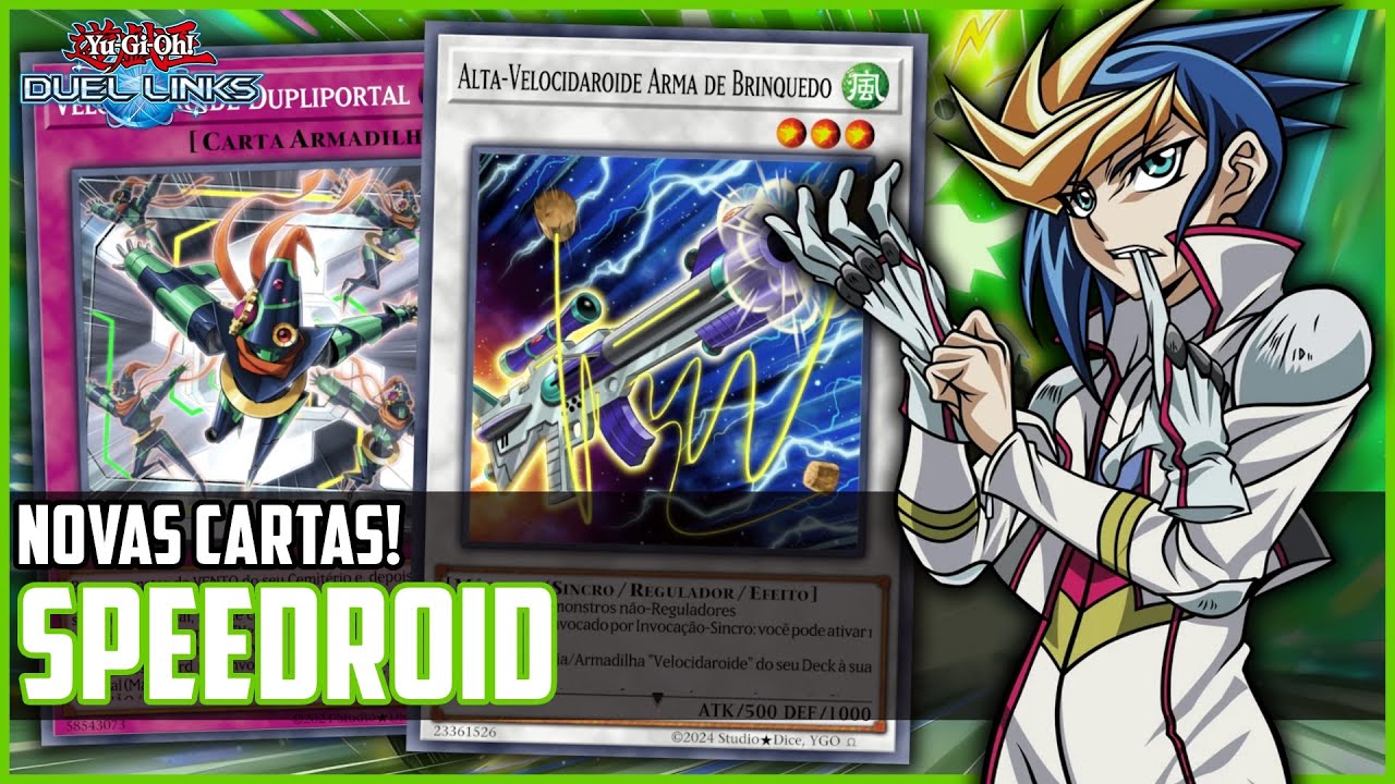 SPEEDROID: NOVAS CARTAS MELHORAM MUITO O DECK! [DUEL LINKS]