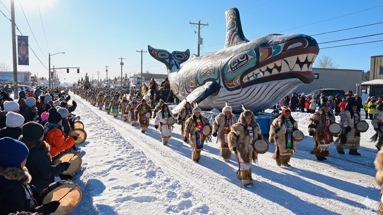 You’ve Never Seen This Before | Yupik Indigenous Parade in Alaska
