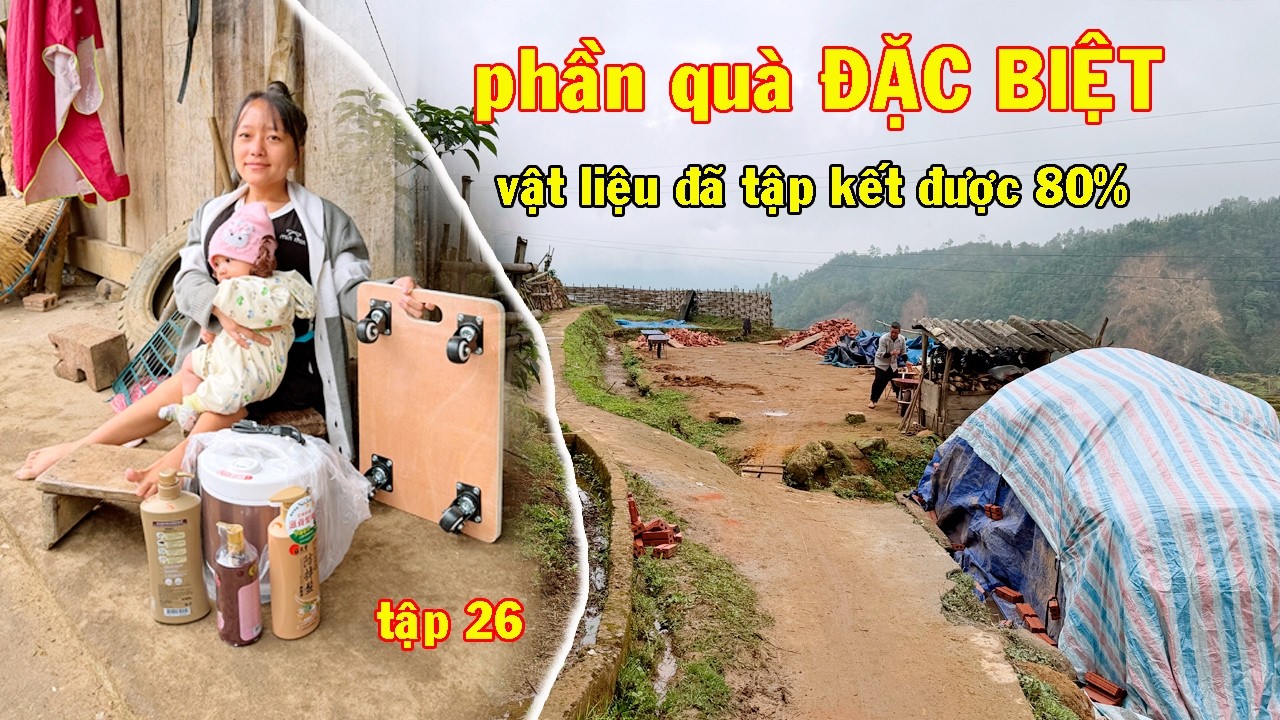PHẦN QUÀ ĐẶC BIỆT NHÀ HẢO TÂM GỬI TỪ PHƯƠNG XA VỀ CHO MẸ CON EM SUA, CHỜ NGÀY ĐẸP ĐỂ KHỞI CÔNG
