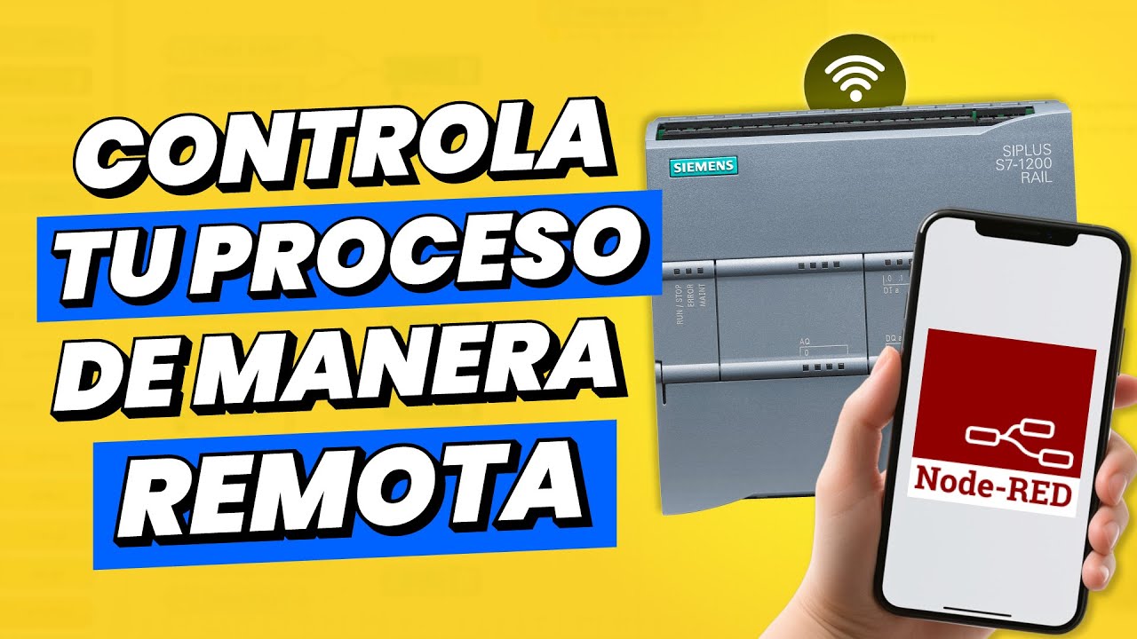 Cómo controlar un PROCESO INDUSTRIAL con un CELULAR | Node-RED y IIoT