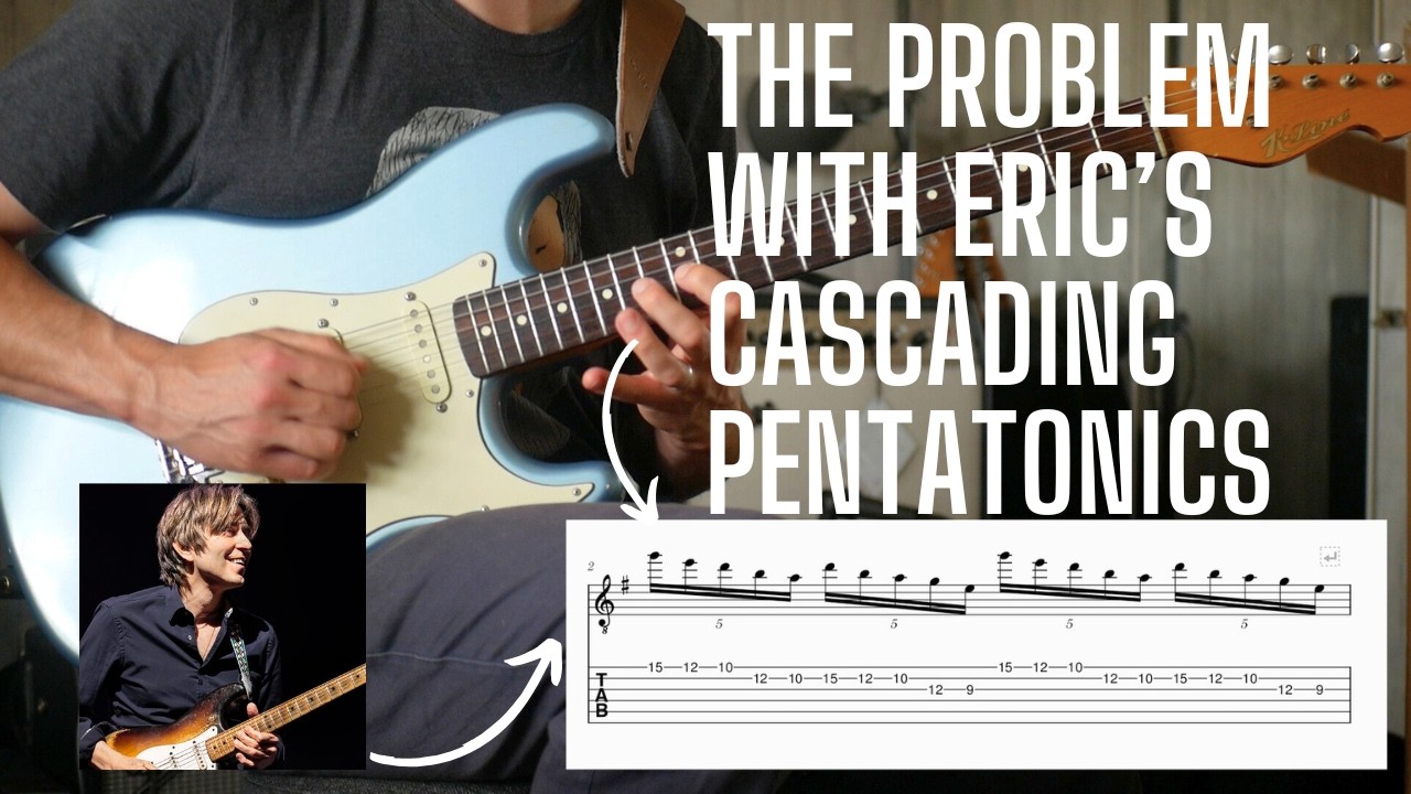 I Could Never Play Eric Johnson's Cascading PENTATONICS - THE PROBLEM And An Alternate Approach