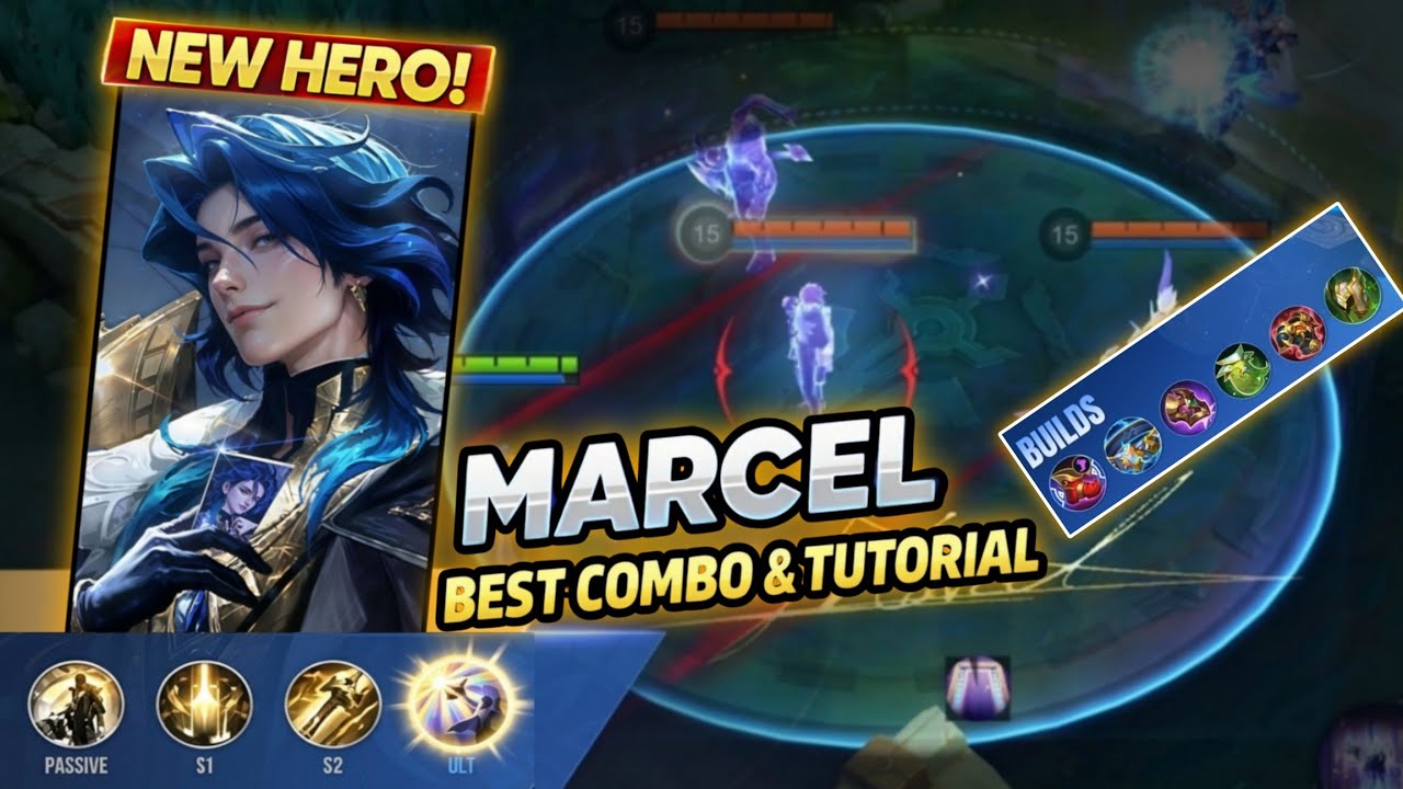 Полное руководство по новому герою Марселю! Лучшая сборка, эмблема и комбинации | Учебное пособие...