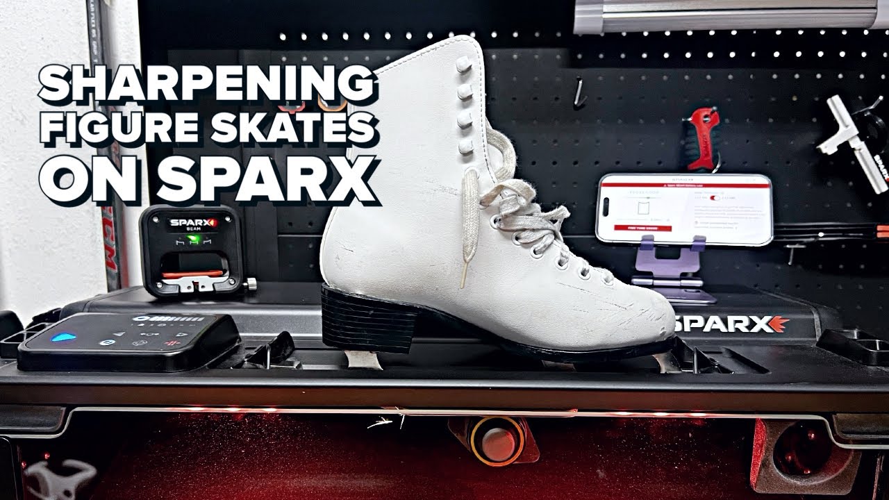 How to Sharpen Figure Skates on the Sparx Sharpener