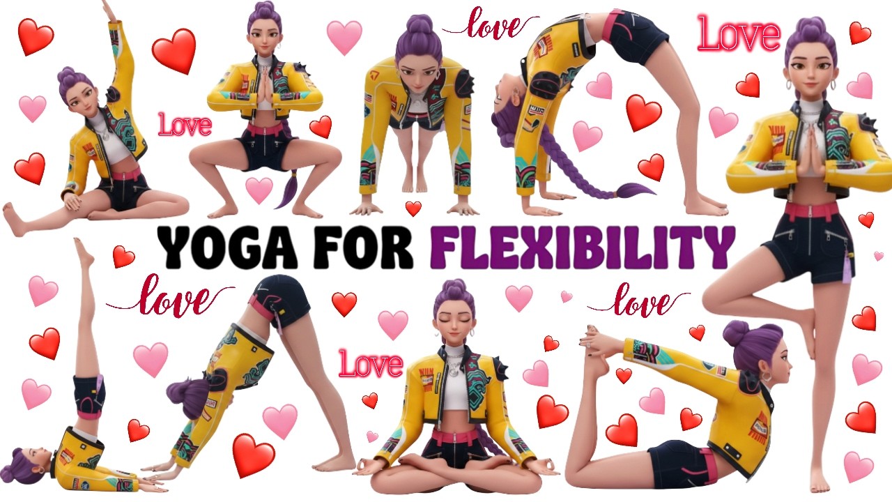 The Ultimate Valentine Routine for Flexibility (Rumi) | Yoga for Flexibility Focus & Stability Yoga