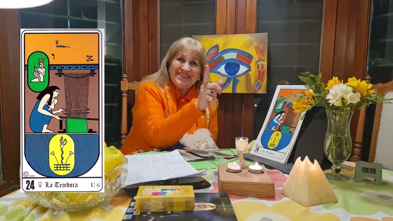 Curso de Tarot Egipcio #24 | La Tejedora | Lourdes Veron