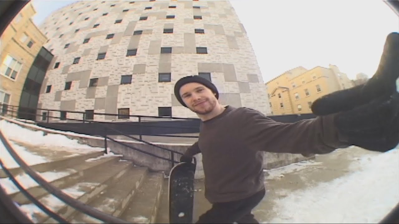 First Ever Kickflip FS 5050 on a Handrail