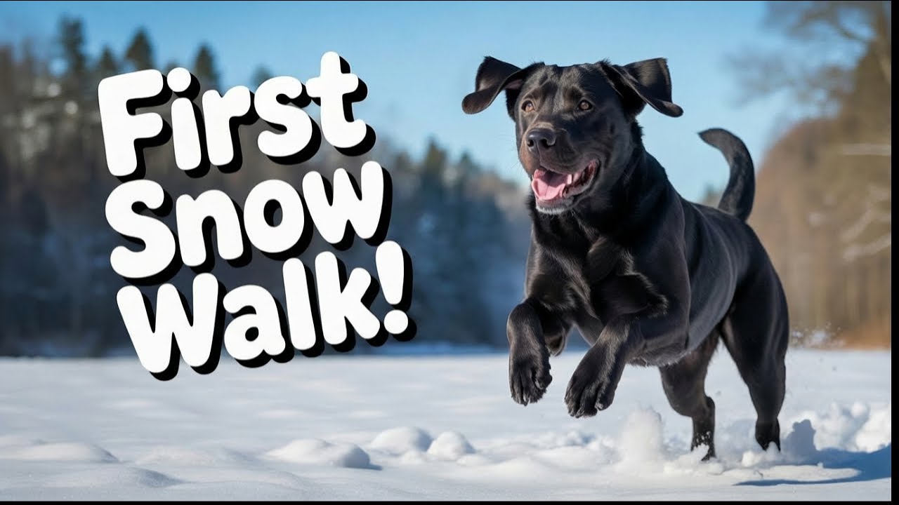 Ozzy's First Snow Walk Left Us Speechless