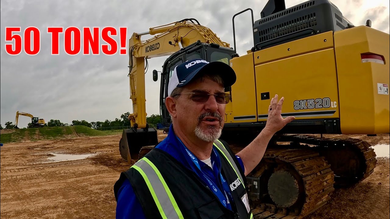 Полный обзор экскаватора Kobelco SK520