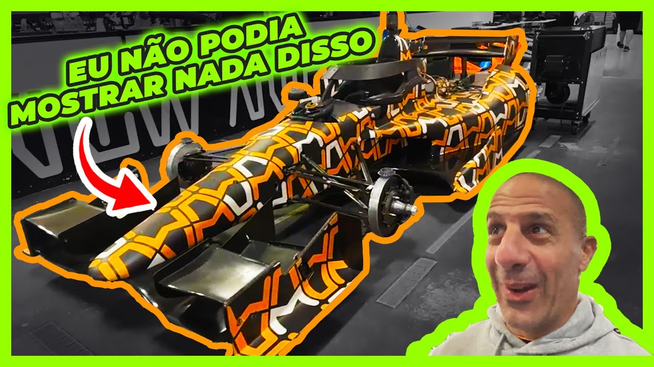 Invadi a OFICINA da MCLAREN IndyCar e mostrei tudo!