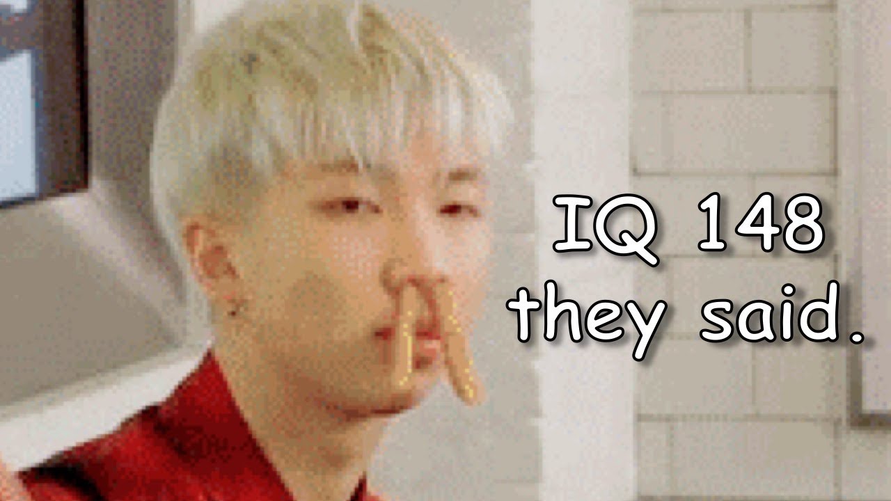 Namjoon doing less than IQ 148 things