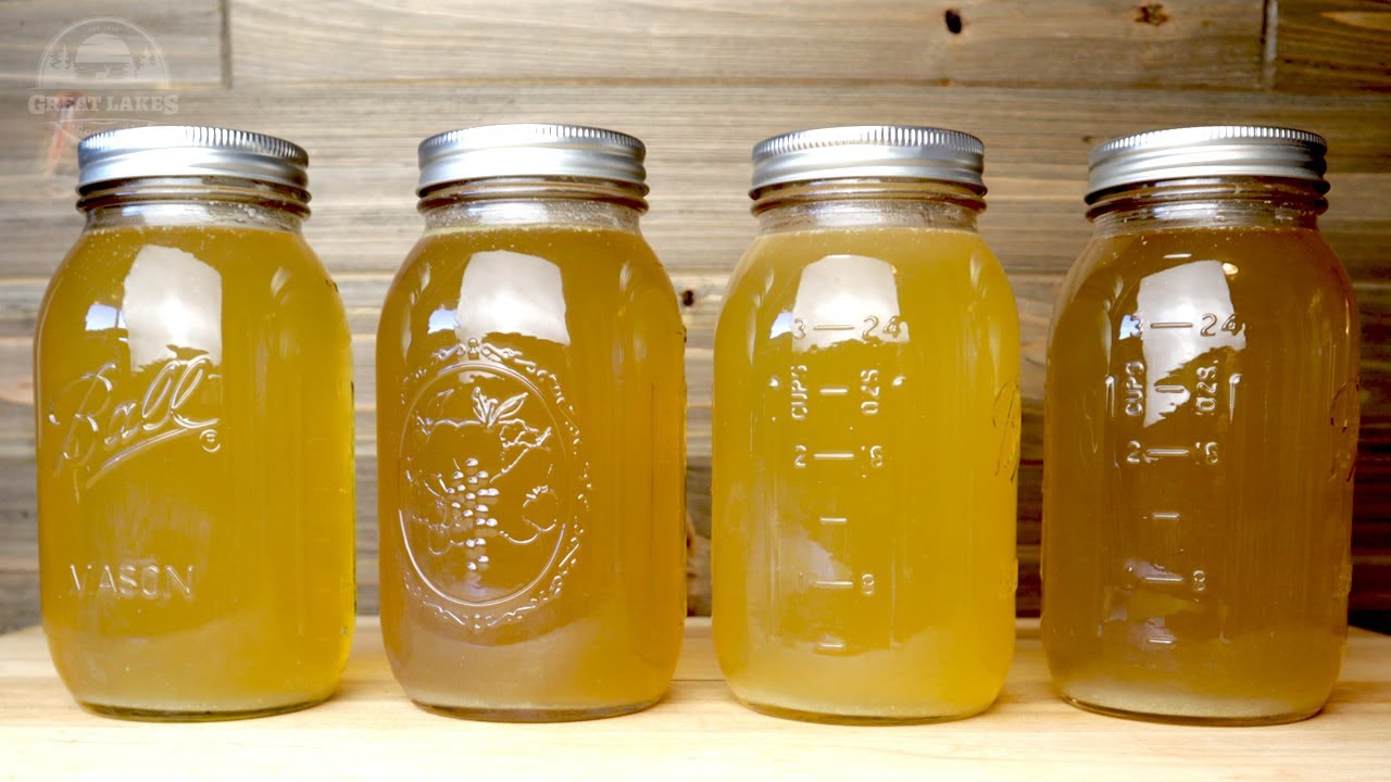 How to Can Homemade Chicken Stock from Scratch - Pressure Canning Recipe Walkthrough