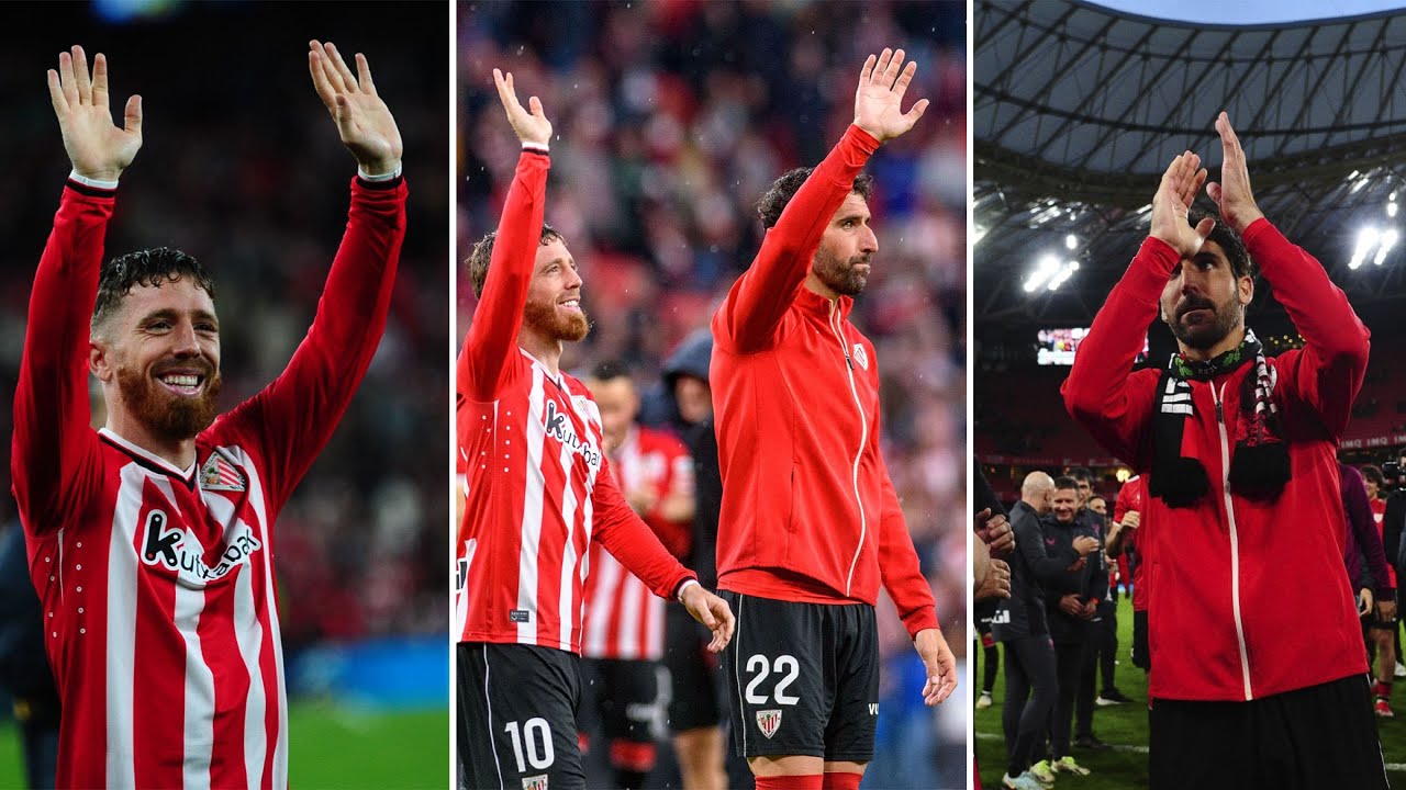 MUNIAIN y RAÚL GARCÍA: DESPEDIDA de 2 leyendas del ATHLETIC CLUB 🔴​⚪​🦁​