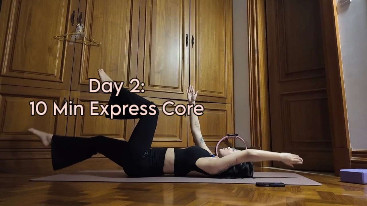 Day 2 of 3: Express Core + Warm Up (Mini Challenge | No Equipment)