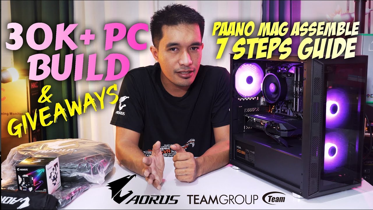 Php 30K+ Budget PC: PAANO mag BUILD Step by Step for Editing/Streaming/Gaming PC ft GTX 1650 Super