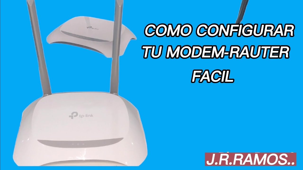 Como configurar tu Modem Router tp-link W8961N Con tu Celular sin la necesida de una PC .
