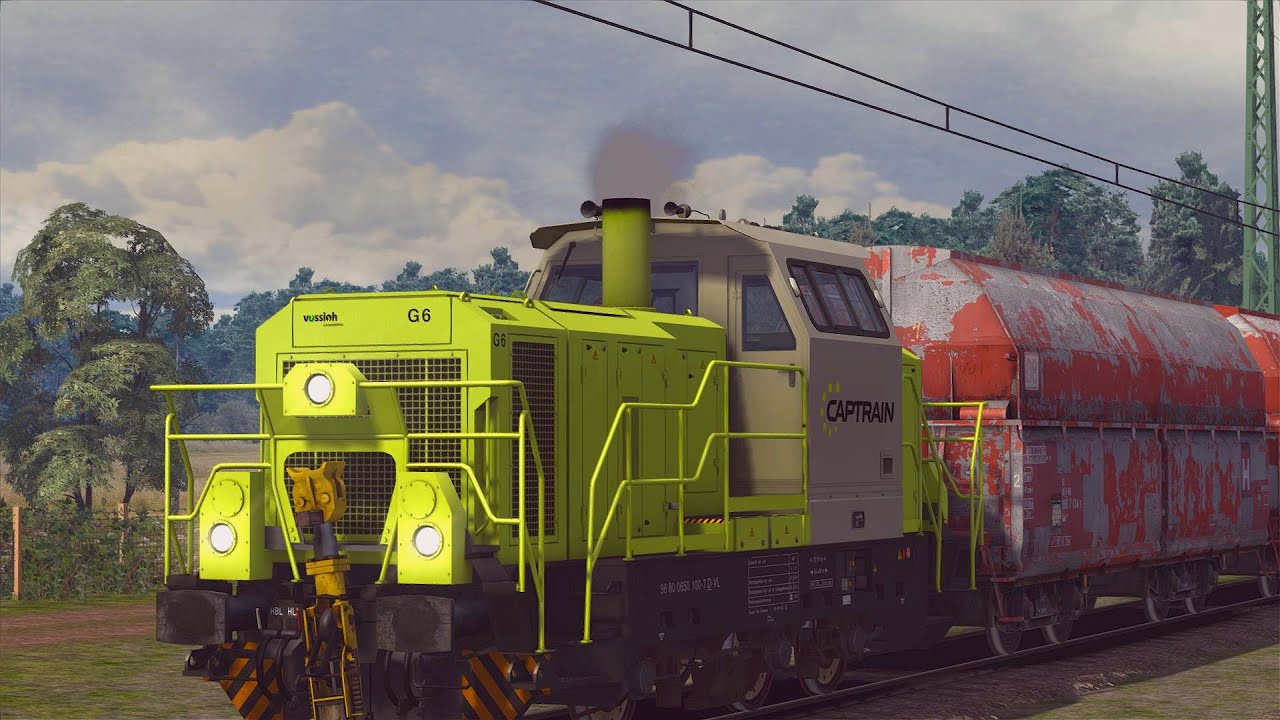 LET`S TEST Train Simulator 2015[60FPS] / Test der Vossloh G6 von virtualRailroads und FPS