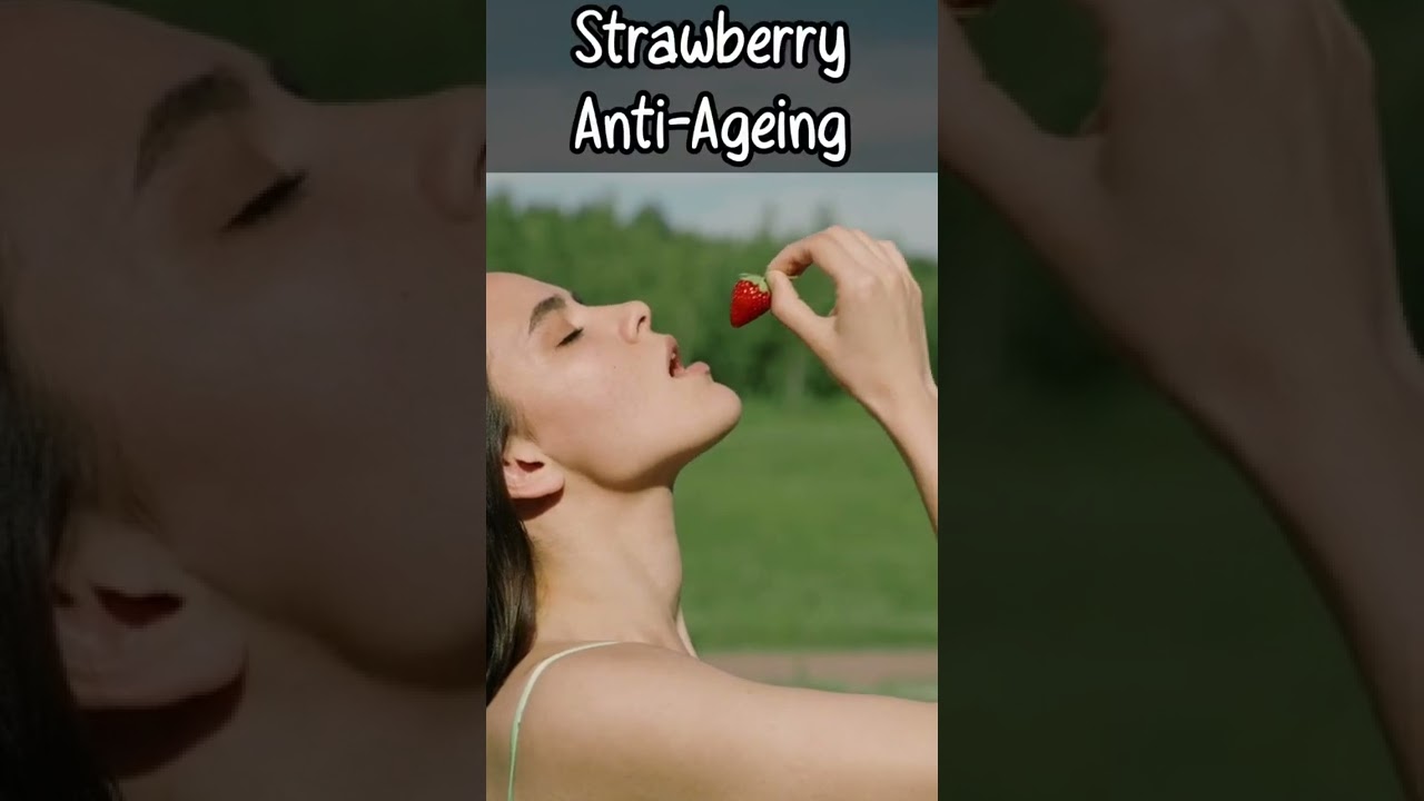 Strawberry Health Benefits for your glowing skin #shorts