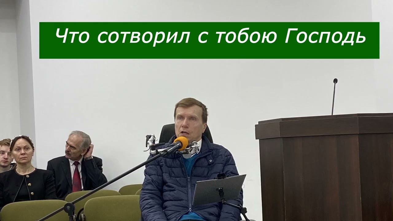 Посещение 3-й церкви г.Кишинева. Андрей Г.