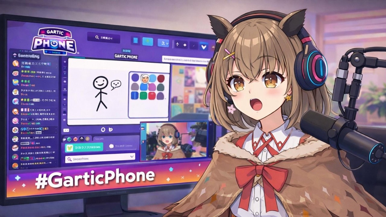 【JP/EN/ES subs】Gartic Phone　参加型