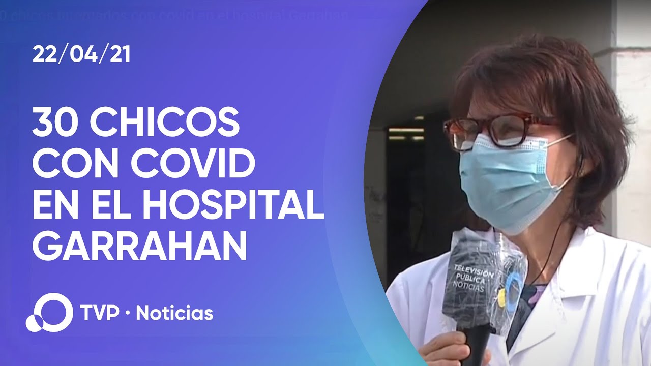 Hay 30 chicos internados con covid en el hospital Garrahan