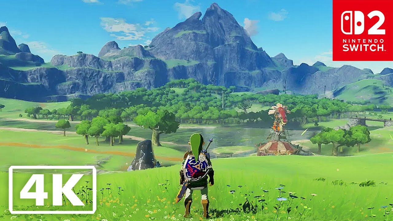 The Legends of Zelda BOTW & TOTK Switch 2 - 5 Minutes of Gameplay (4K60FPS)