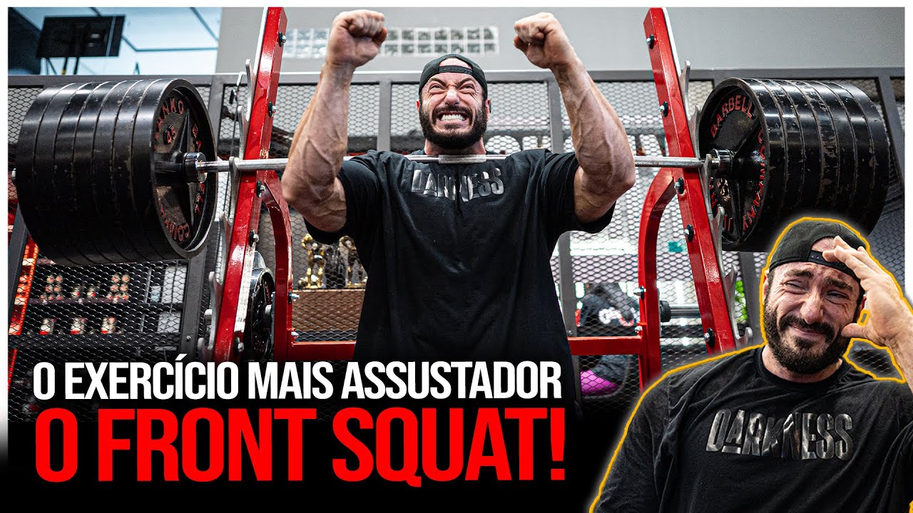 NINJA ENSINA O EXERCÍCIO MAIS TENEBROSO DE TODOS OS TEMPOS!! | *FRONT SQUAT*
