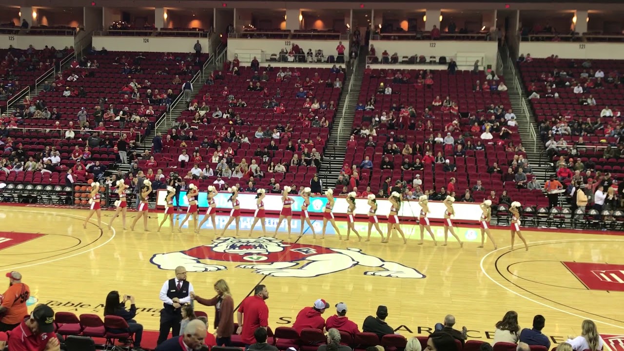 Fresno State Dance Team Basketball Performance Dec. 4, 2019California Girls