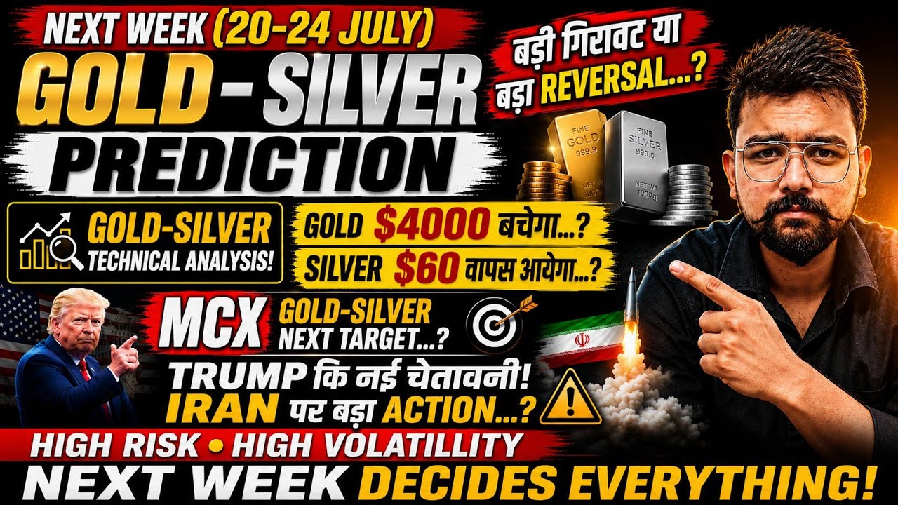 Next Week Gold-Silver Prediction | Technical Analysis | Fed, Dollar, Crude Oil Will Determine the...