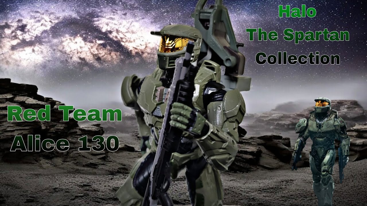 Alice 130 Red Team The Spartan Collection Wave 7 Jazwares Uboxing Review